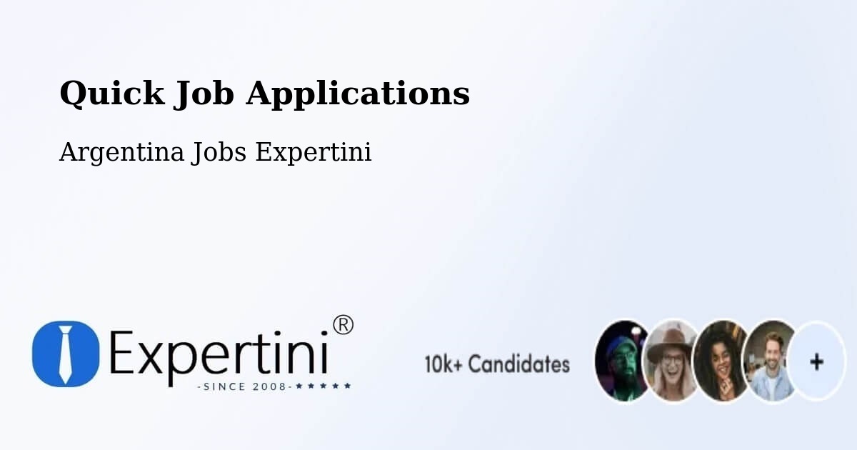 Quick Apply Feature – Coronel Belisle - Argentina Jobs Expertini